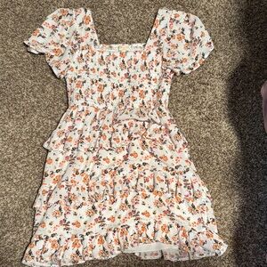 Chelsea & Violet Kida Floral Sun Dress with Puff Sleeves